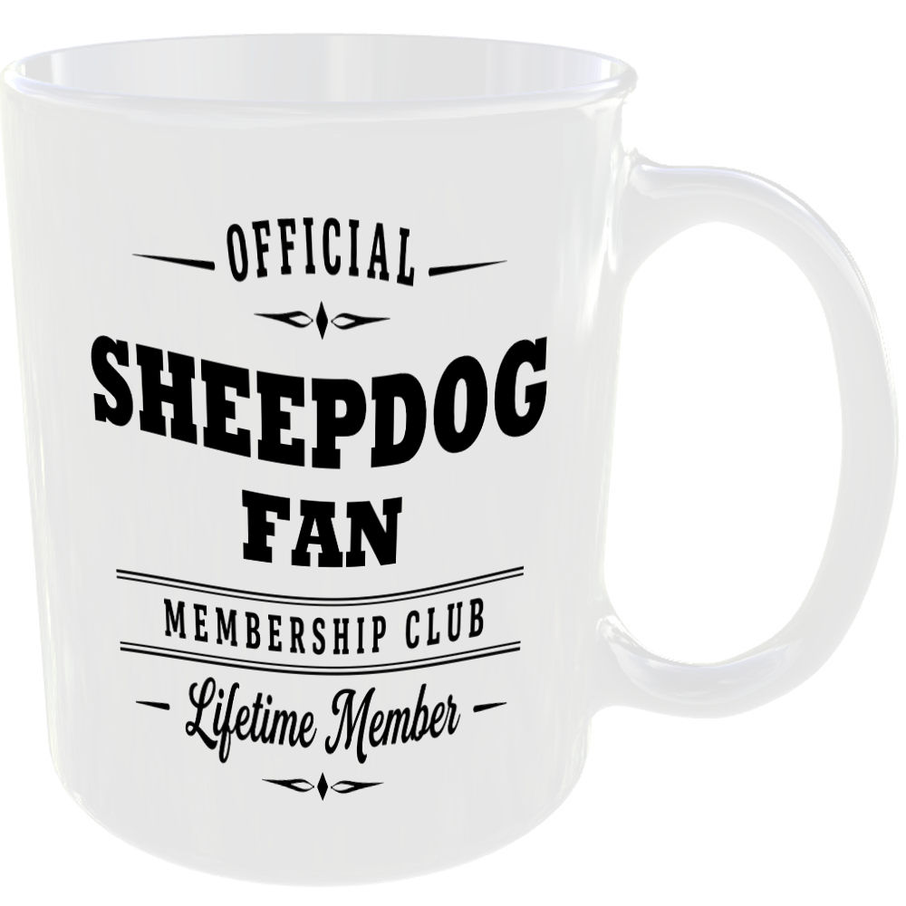 Official Sheepdog Fan Membership Club Funny Ceramic Mug Animal Lover Countryside - Image 2