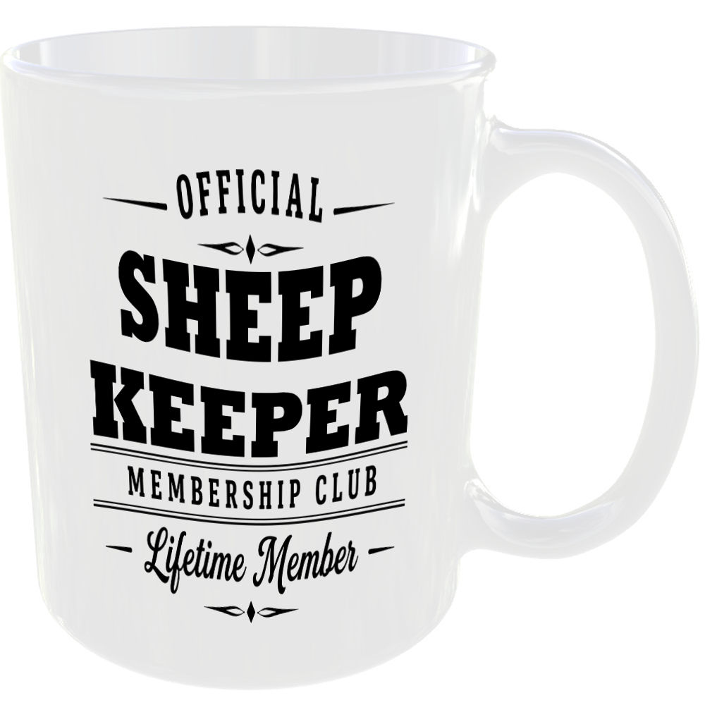 Official Sheep Keeper Membership Club Funny Ceramic Mug Animal Lover Countryside - Image 2