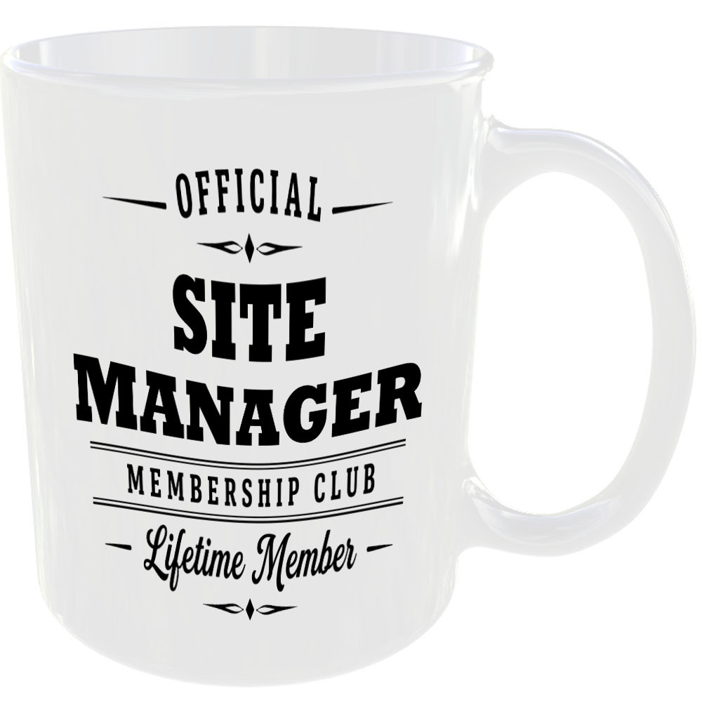 Official Site Manager Membership Club Funny Ceramic Mug Work Career Colleague - Image 2