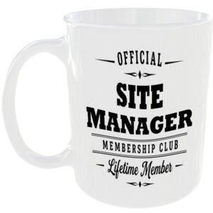 Official Site Manager Membership Club Funny Ceramic Mug Work Career Colleague
