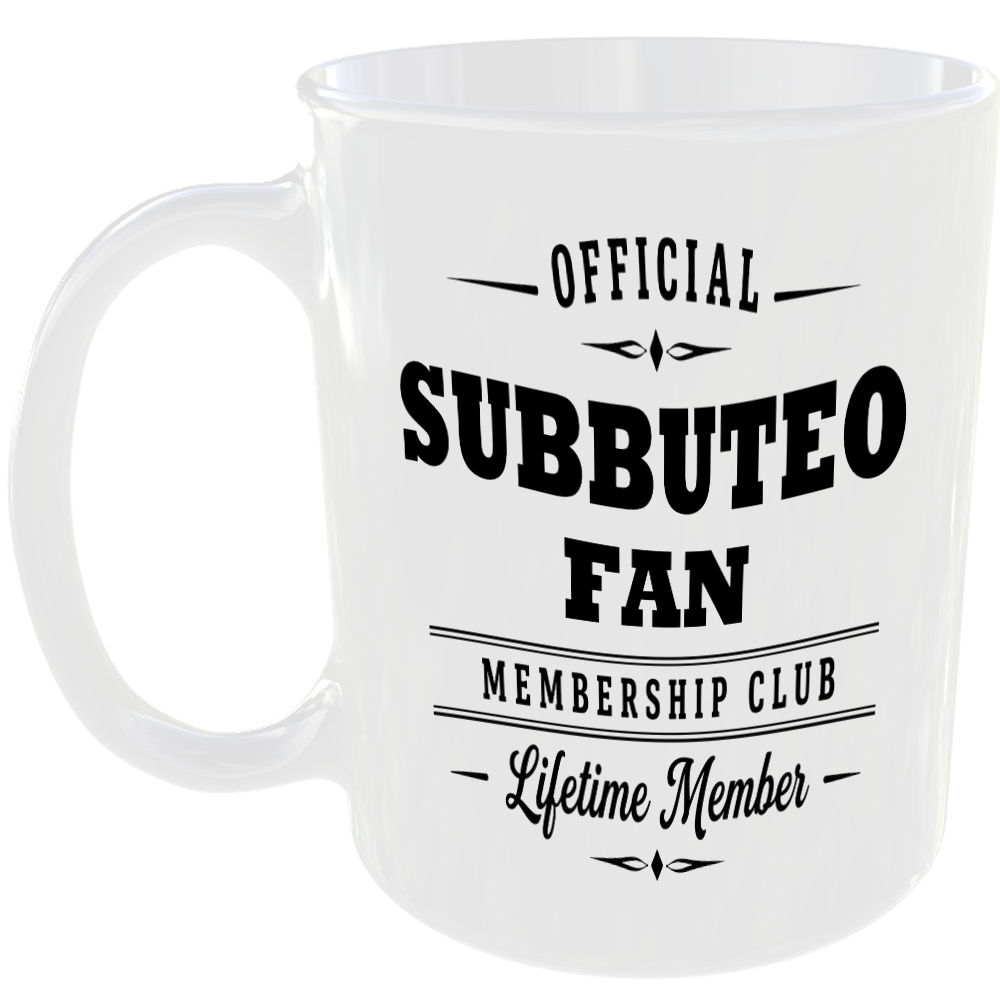 Official Subbuteo Fan Membership Club Funny Ceramic Mug Sport Player Birthday
