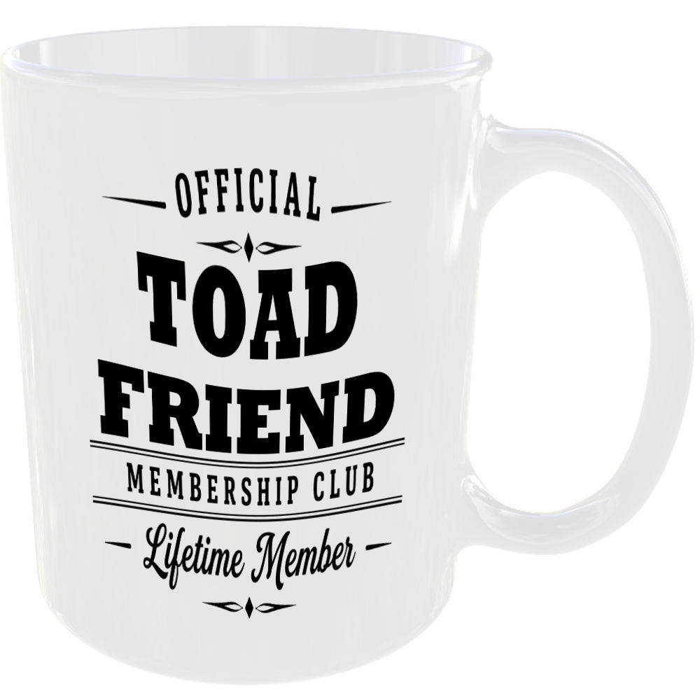 Official Toad Friend Membership Club Funny Ceramic Mug Animal Lover Countryside - Image 2