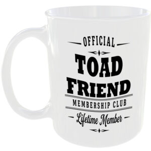 Official Toad Friend Membership Club Funny Ceramic Mug Animal Lover Countryside