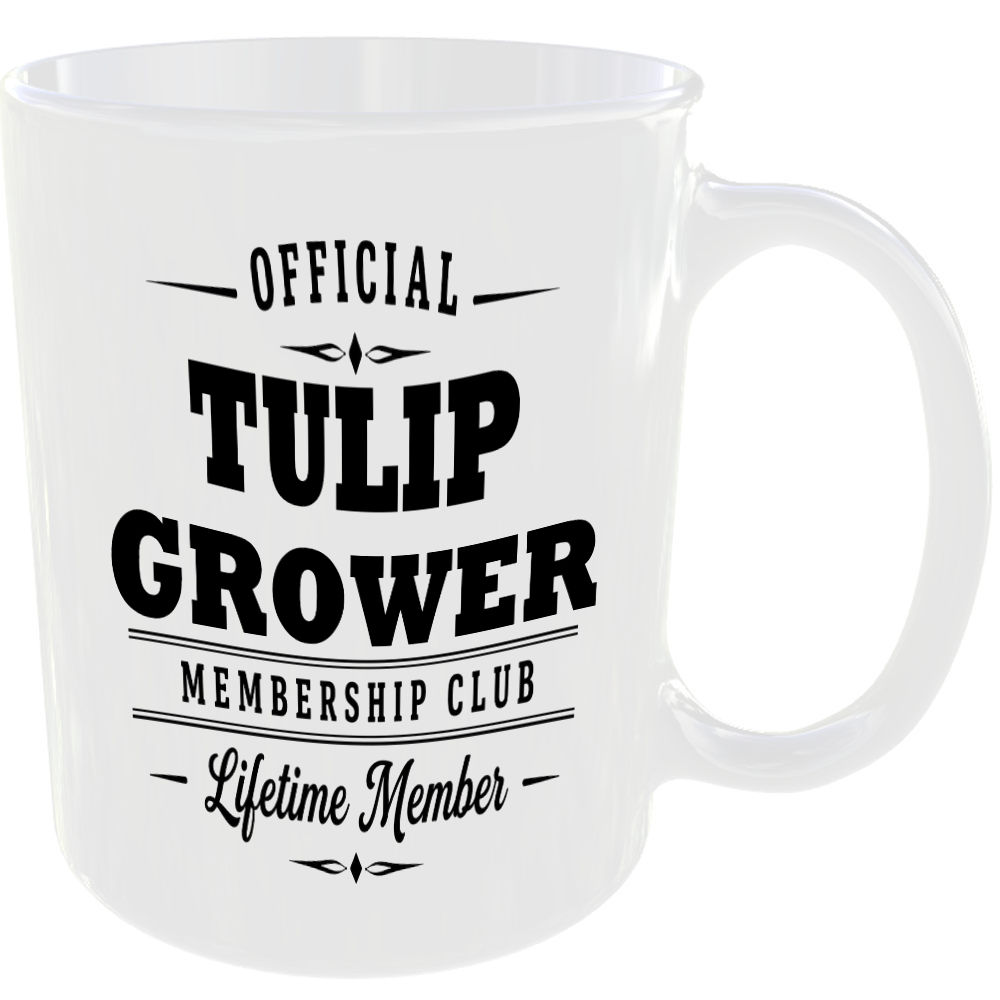 Official Tulip Grower Membership Club Funny Ceramic Mug Garden Nature Hobby Gift - Image 2