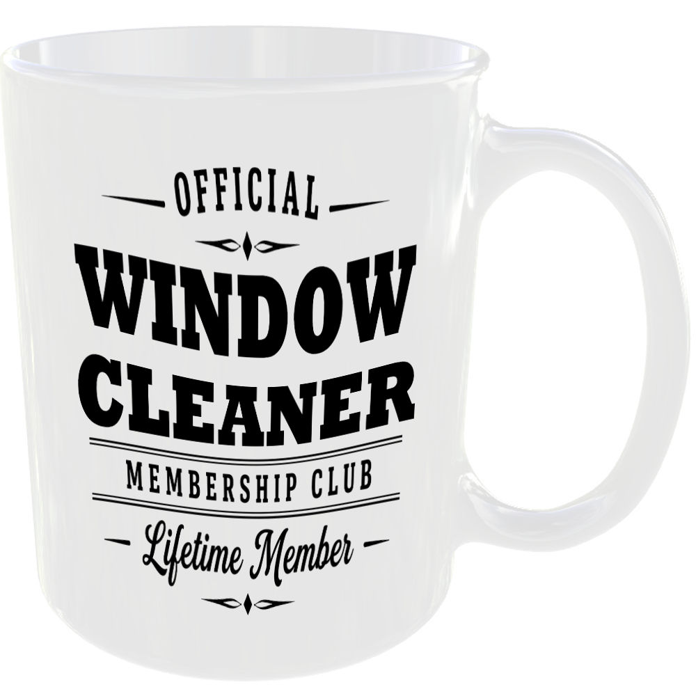 Official Window Cleaner Membership Club Funny Ceramic Mug Tradesman Work Tools - Image 2
