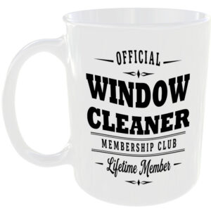 Official Window Cleaner Membership Club Funny Ceramic Mug Tradesman Work Tools